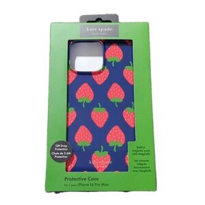 Nn7N kate spade new york MagSafe Case for Apple iPhone 16‎ Pro Max - Strawberry